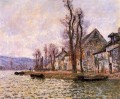 The Bend of the Seine at Lavacourt Winter Claude Monet
